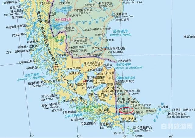 阿根廷地图中国旅游推荐（阿根廷的地图图片）